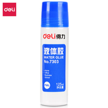 deli 得力 7303 高粘度液體膠水 125ml 單瓶裝