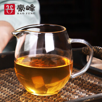 豪峰 经典  玻璃功夫茶具配件加厚耐热过滤分茶器公道杯茶海套餐