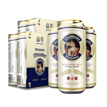 EICHBAUM 爱士堡 小麦啤酒500ml德国进口精酿啤酒自饮 500mL 8罐 ￥26.6