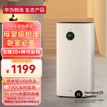 华为智选 KJ500F-E500A 家用空气净化器 雅致白