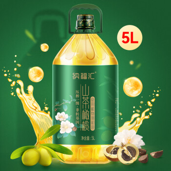 纳福汇 食用油5L（添加29%山茶籽油、24%初榨橄榄油） 物理压榨调和油