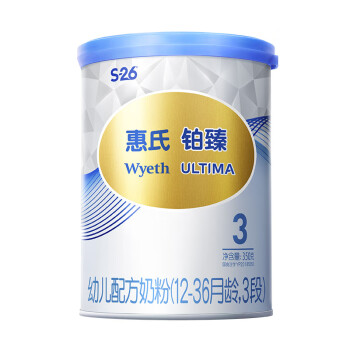 Wyeth 惠氏 进口铂臻幼儿配方奶粉3段（12-36月）350g 新国标