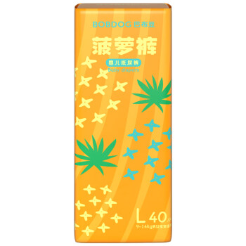 BoBDoG 巴布豆 菠萝系列 纸尿裤 L40片（全尺码同价）