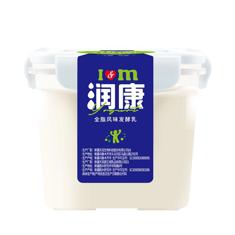 TERUN 天润 润康 全脂风味发酵乳 1kg 25.9元