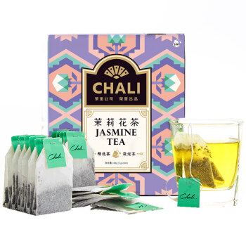 CHALI 茶里 茉莉花茶 茶叶茉莉绿茶 茉莉花绿茶 袋泡茶包100包 券后37元