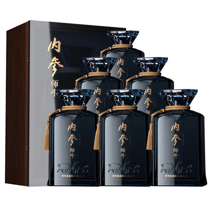 酒鬼 JIUGUI） 內(nèi)參 師牛 52度500ml*6瓶 整箱裝 馥郁香型白酒 11880元