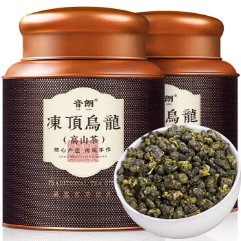 YIN LANG 音朗 茶葉2023新茶 臺灣凍頂烏龍茶 特級濃香型高山茶可冷泡禮盒500g