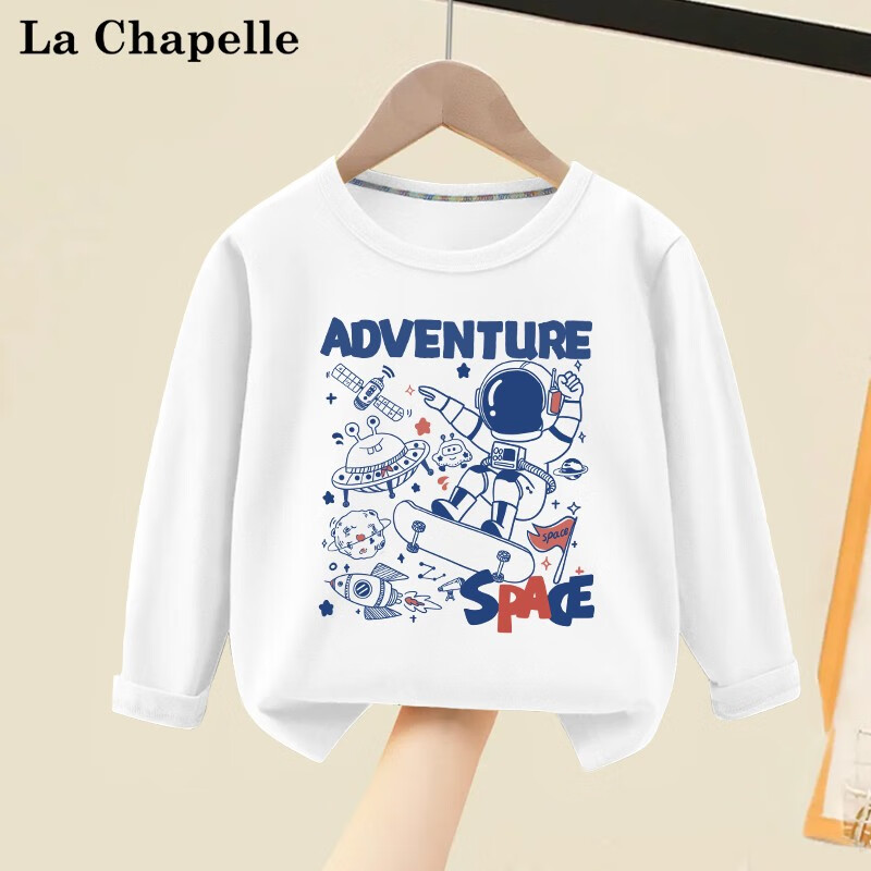 La Chapelle 儿童纯棉长袖t恤 3件 券后15.56元