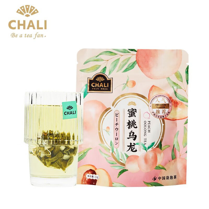 CHALI 茶里 蜜桃烏龍冷泡茶 7包 券后9.9元