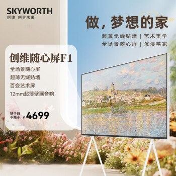 SKYWORTH 创维 电视可移动随心屏55F1 55英寸艺术电视