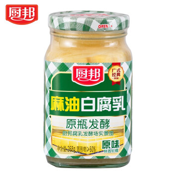 廚邦 麻油白腐乳 原味 268g