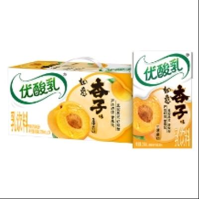 PLUS会员：伊利 如意杏子优酸乳饮料 250ml*24盒 礼盒装 29.02元包邮（双重优惠）