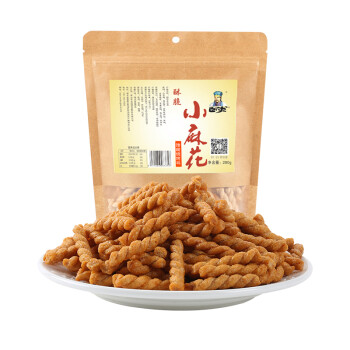 卧龙食品 酥脆小麻花 烧烤味 280g