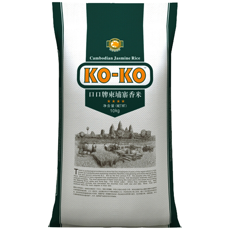 KO-KO 口口牌 茉莉香米 10kg 72.04元