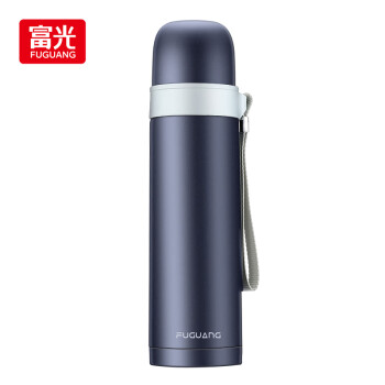 富光 FUGUANG 富光 心喜系列 WFZ6001-500T 保温杯 500ml 墨蓝色