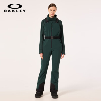 OAKLEY 欧克利 2023年女士休闲简约背带裤子滑雪裤FOA500460 绿色 S