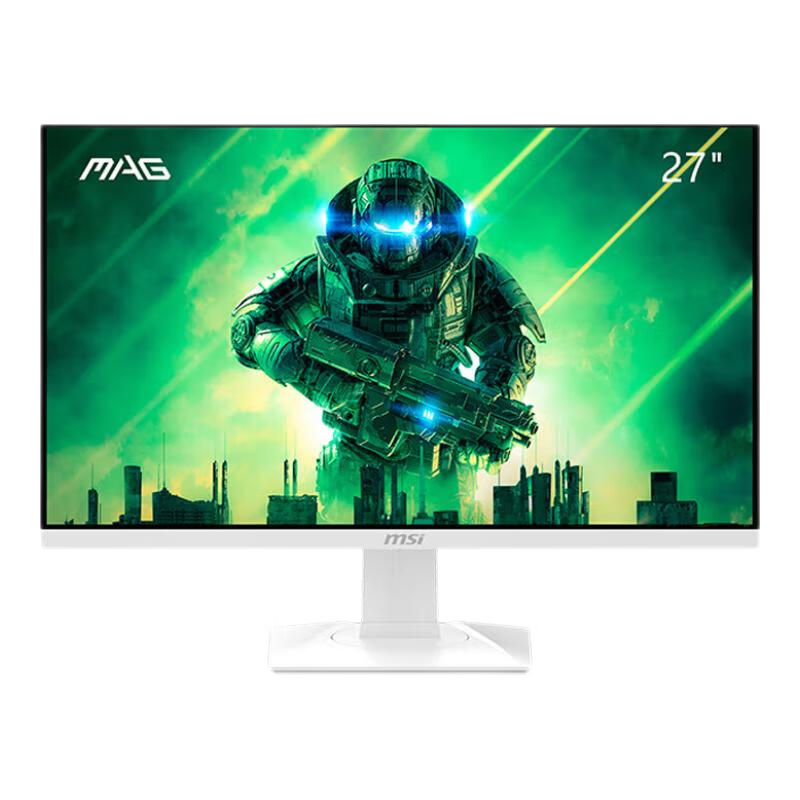 预售、PLUS会员：微星（MSI）27英寸 2K 180Hz Fast IPS 新MAG274QRFW 白色 1295.75元（支付定金50元）