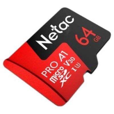 概率券：Netac 朗科 P500 至尊PRO版 Micro-SD存储卡 64GB（USH-I、V30、U3、A1） 17.79元包邮