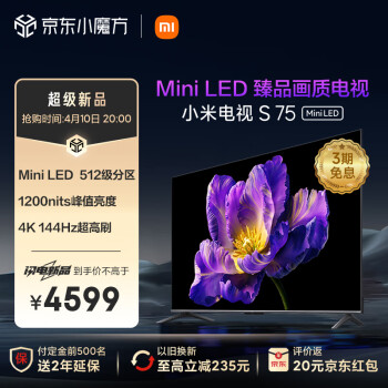 Xiaomi 小米 L75MA-SPL 液晶电视 75英寸 4GB+64GB
