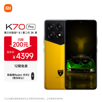 Xiaomi 小米 Redmi K70 Pro黄色 24GB＋1TB