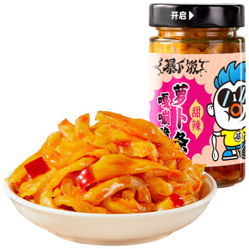 吉香居 嘎嘣脆萝卜条 甜辣味 200g