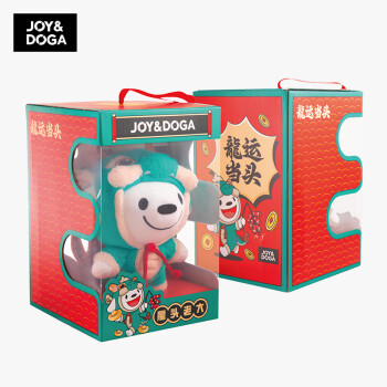 JOY&DOGA 2024龍運(yùn)當(dāng)頭 JOY毛絨限量禮盒  公仔玩偶