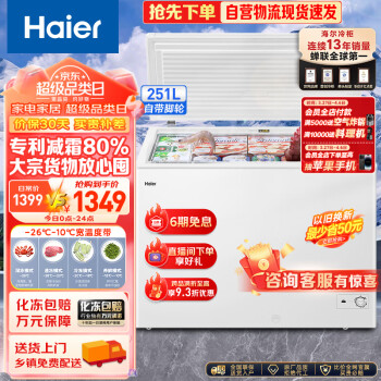 Haier 海尔 BC/BD-251HD 冰柜 251L