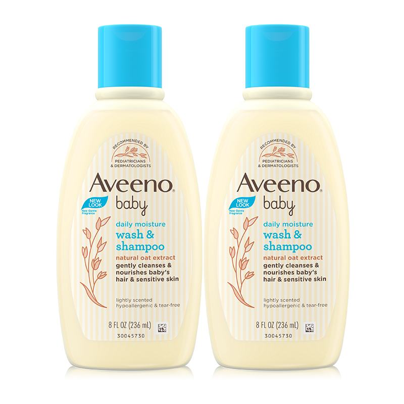 PLUS会员：Aveeno 艾惟诺 婴儿每日倍护洗发沐浴露二合一 236ml*2  38.36元包邮（需用券）