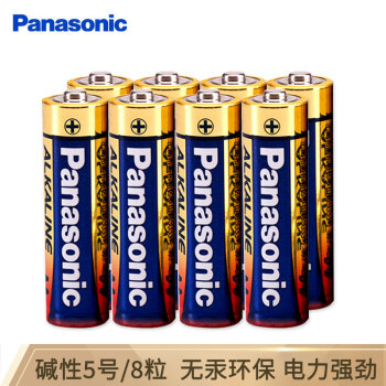 Panasonic 松下 LR6BCH 5号碱性电池 1.5V 8粒装 ￥6.78