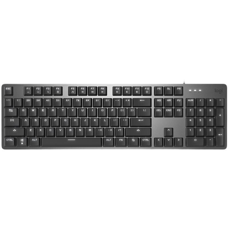 logitech 罗技 K845 104键 有线机械键盘 黑色 TTC茶轴 单光 269元