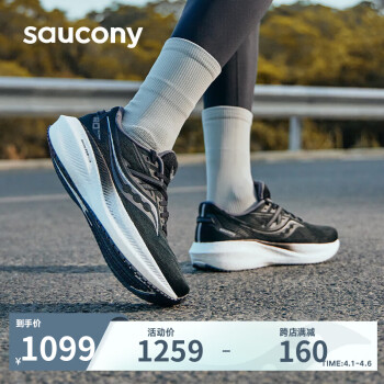 PLUS会员：saucony 索康尼 胜利20 女款缓震跑鞋 S10759