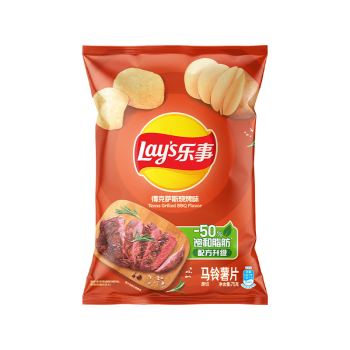 Lay's 樂(lè)事 馬鈴薯片 德克薩斯燒烤味 75g