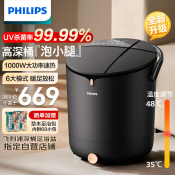 PHILIPS 飛利浦 PPM5302F 足浴盆 灰色