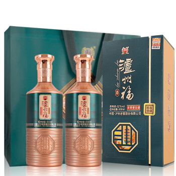 泸州老窖 浓香型白酒 52%vol 500mL 2瓶 ￥55.12