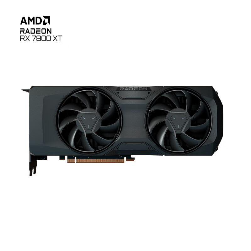 AMD RADEON RX 7800 XT 显卡 16GB 黑色 3899元