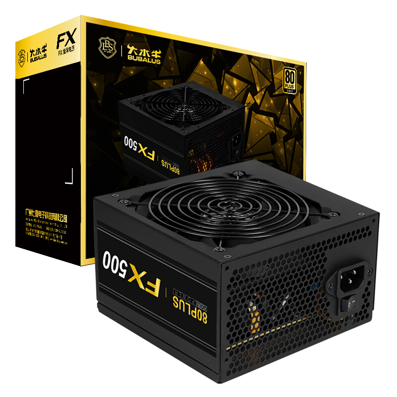 BUBALUS 大水牛 FX500 （90%）非模組ATX電源 500W 219元