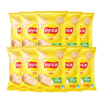 Lay's 乐事 薯片原味10包  400g