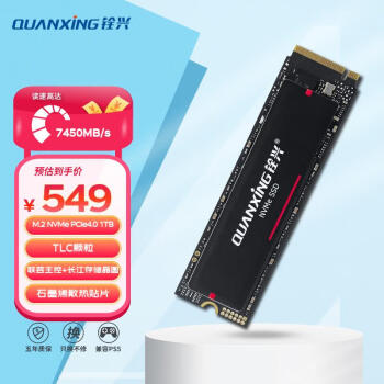 QUANXING 铨兴 N701系列 M.2 NVMe 固态硬盘 1TB