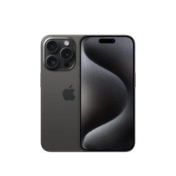 Apple 苹果 iPhone 15 Pro (A3104) 512GB 黑色钛金属 支持移动联通电信5G 双卡双待手机