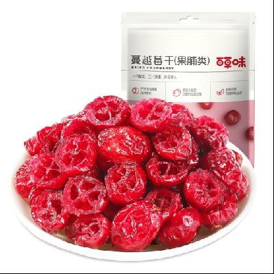 百草味 果脯蜜饯 蔓越莓干 50g*10袋（专区任选10件） 39元任选10件，折3.9元/袋