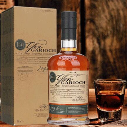 Glen Garioch 格兰盖瑞 12年单一麦芽苏格兰威士忌700ml礼盒装  158元包邮