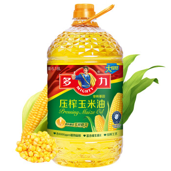 移动端、京东百亿补贴：MIGHTY 多力 压榨玉米油 6.18L