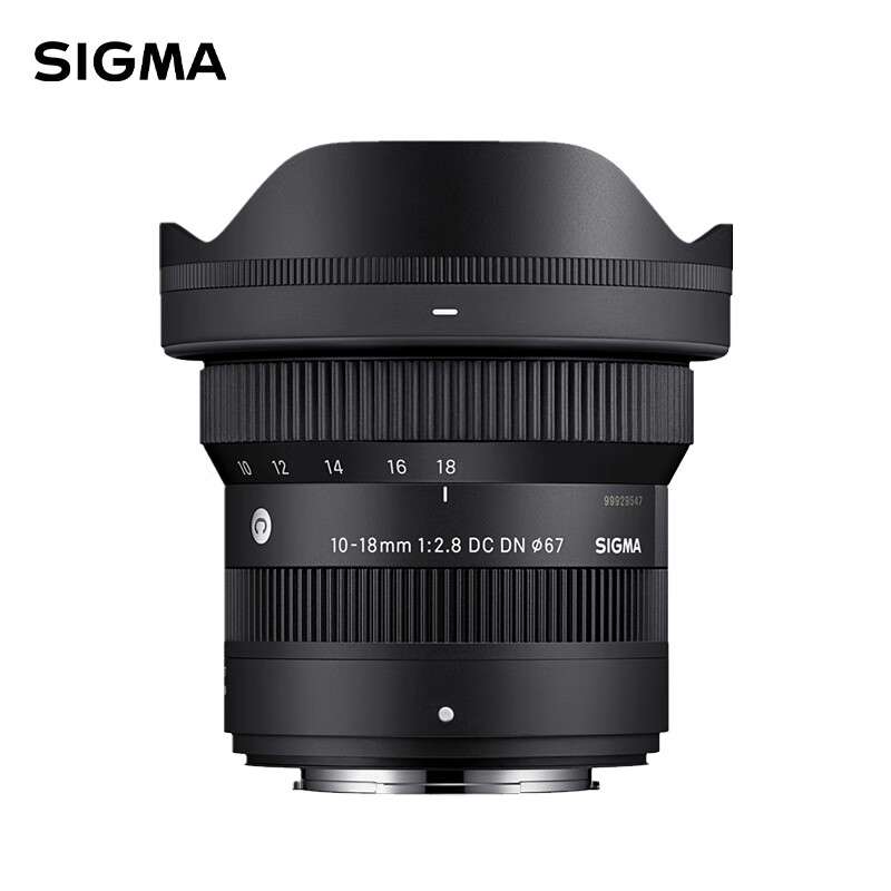 SIGMA 适马 [Plus会员] 10-18mm F2.8 DC DN 超广角变焦镜头（索尼E卡口） 4178.01元