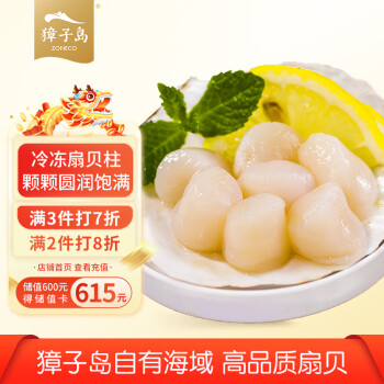 ZONECO 獐子岛 冻扇贝柱 250g