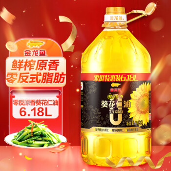 金龙鱼 压榨葵花仁油 6.18L