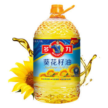 移動(dòng)端、京東百億補(bǔ)貼：MIGHTY 多力 葵花籽油 6.18L