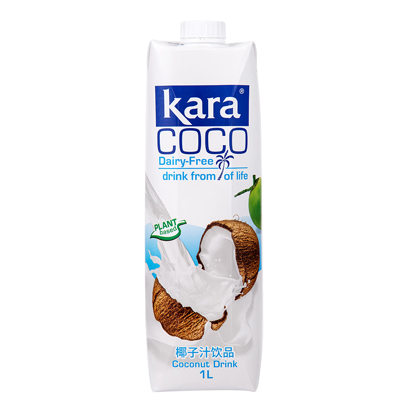 20点、京东百亿补贴、临期：KARA 椰子汁饮料1L/瓶 7.9元