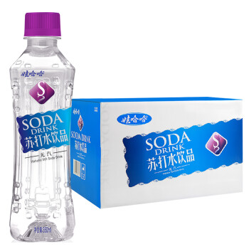 WAHAHA 娃哈哈 無汽蘇打水飲料 350ml*24瓶 （無味）整箱裝（新老包裝隨機發(fā)貨）