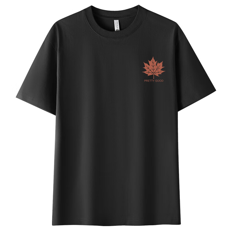 PLUS会员：JEANSWEST 真维斯 男士短袖T恤*2件 T180-枫叶 24.06元/件包邮（双重优惠，共48.12元）