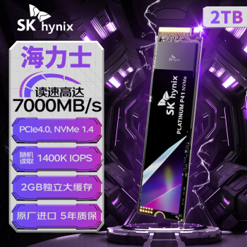 SK HYNIX Platinum P41 NVMe M.2 固态硬盘 2TB（PCI-E4.0）